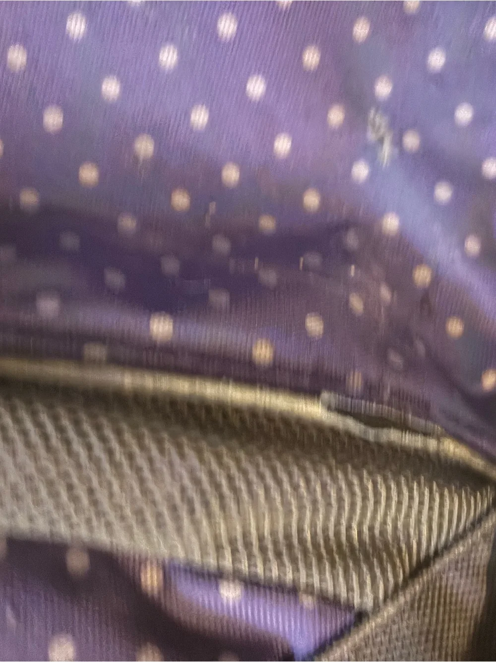 Lands' End Purple Polka Dot Kids Backpack & Lunch Bag Set